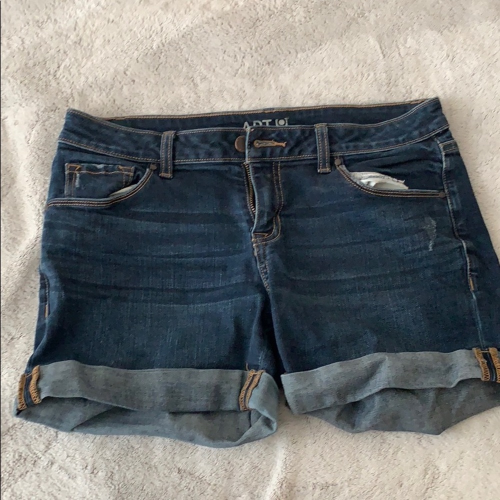 Denim shorts